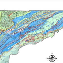 East Tennessee Geologic Map Usgs State Of Tennessee Geologic Map