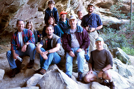 Group at Hazard Cave