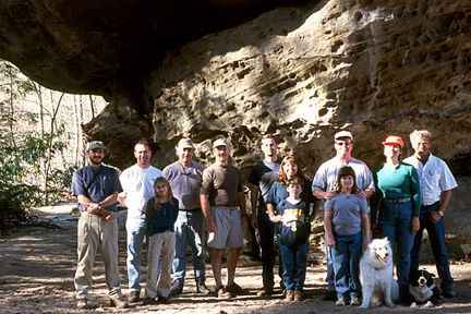 Group at Twin Arches (South Arch)
