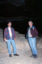 Steve and Peter at Hazard Cave